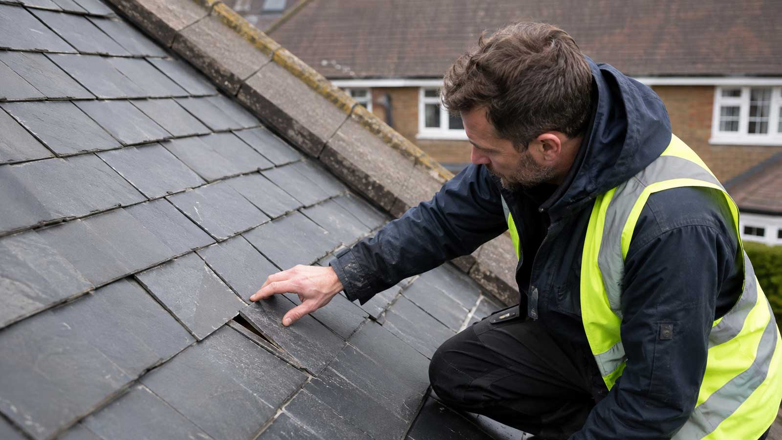 Roofing detail relevant to roof leak repairs in stockport